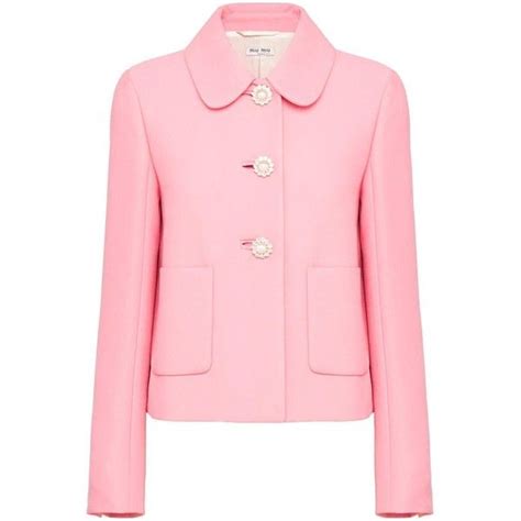 miu miu pink blazer|Miu Miu Blazers for Women .